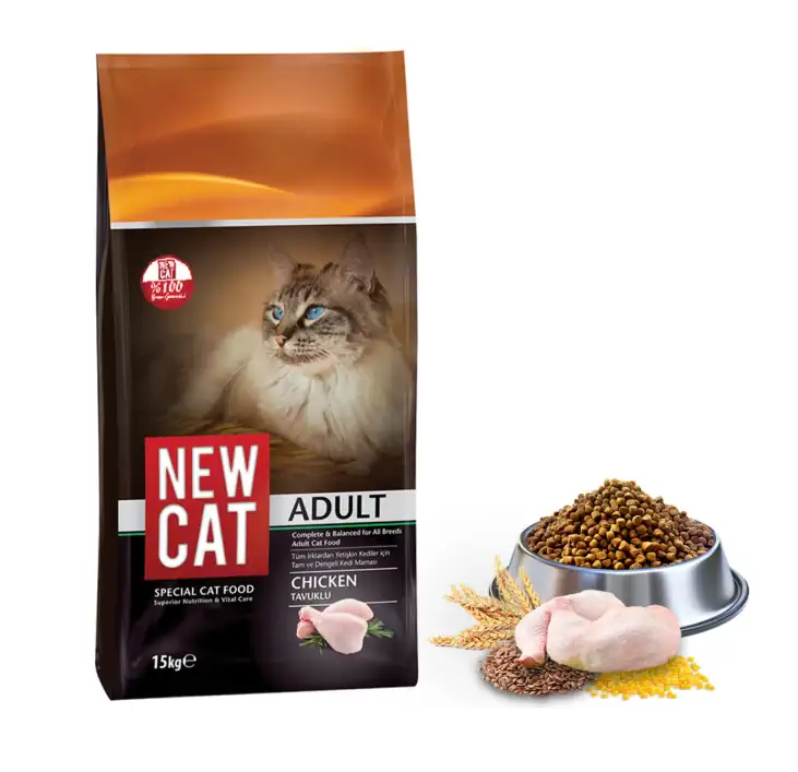 Newcat Tavuklu Yetişkin Kedi Maması 15 Kg