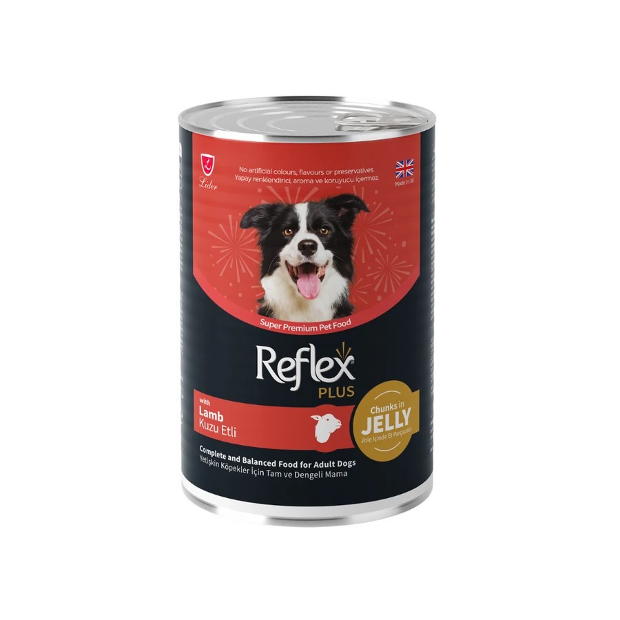 REFLEX PLUS KUZU ETLİ YETİŞKİN KÖPEK MAMASI 400GR