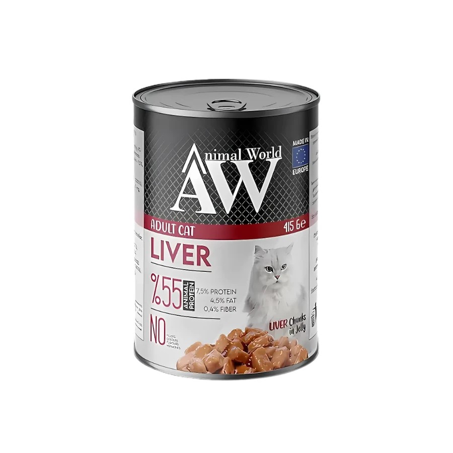 AW CAT ADULT LİVER 415 GR