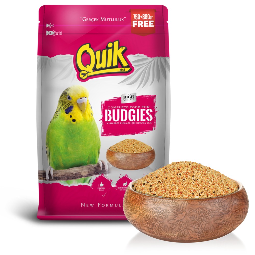QUİK MUHABBET KUŞU YEMİ 500 GR