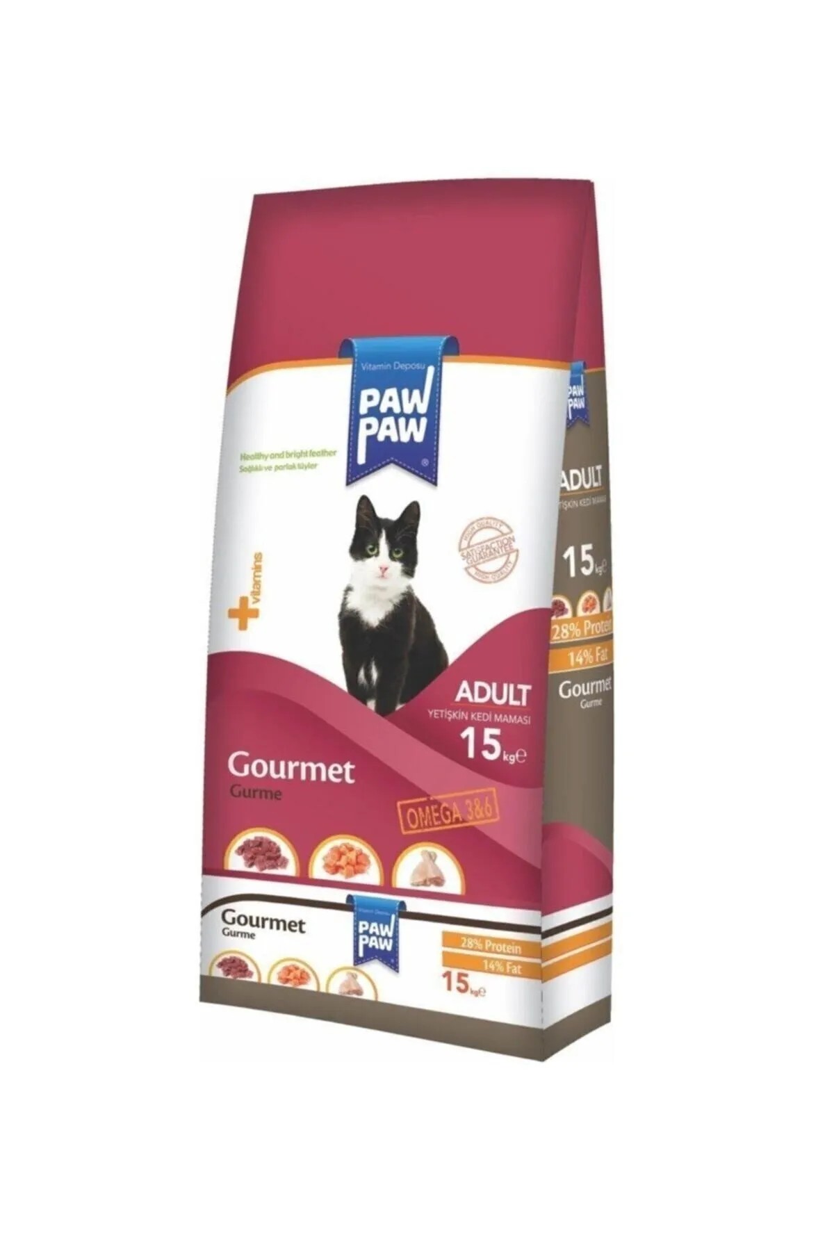 PAW PAW GOURME KEDİ 15 KG
