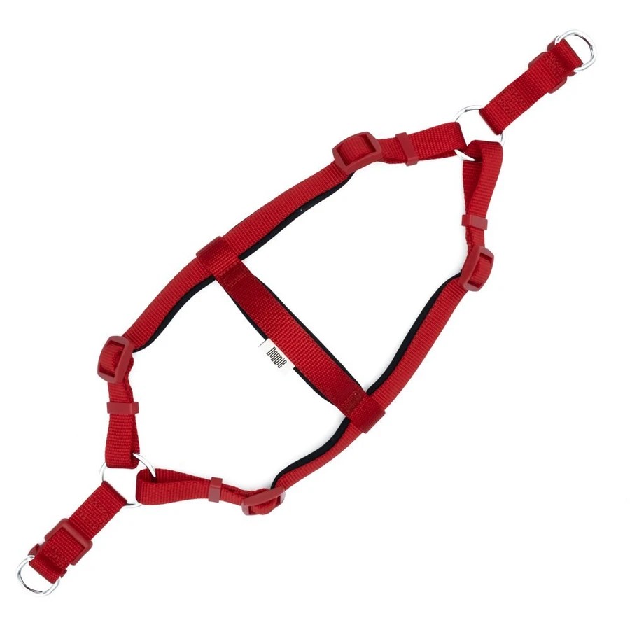 DOGGİE COMFORT RONİN YUMUŞAK DOKUMA GÖĞÜS TASMASI M 2X45-55CM KIRMIZI