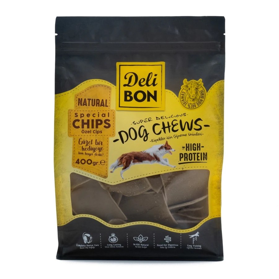 DERİ CİPS 400GR TORBA NATUREL NATUREL CIPSX400GR