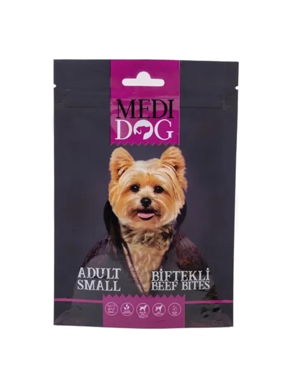 MEDİ DOG ADULT SMALL BİFTEKLİ ÖDÜL MAMASİ
