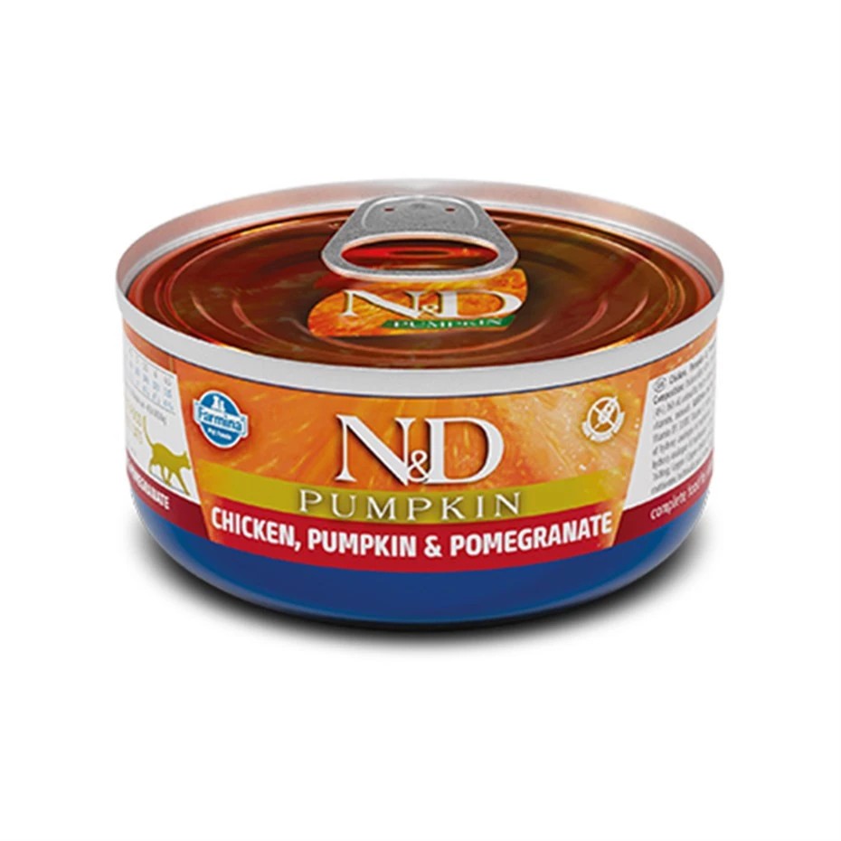 N&D KEDI CHICKEN&PUMPKIN&NAR KONSERVE 70 GR.