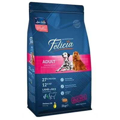 FELİCİA MEDİUMLARGE KUZULU YETİŞKİN KÖPEK MAMASI 3 KG