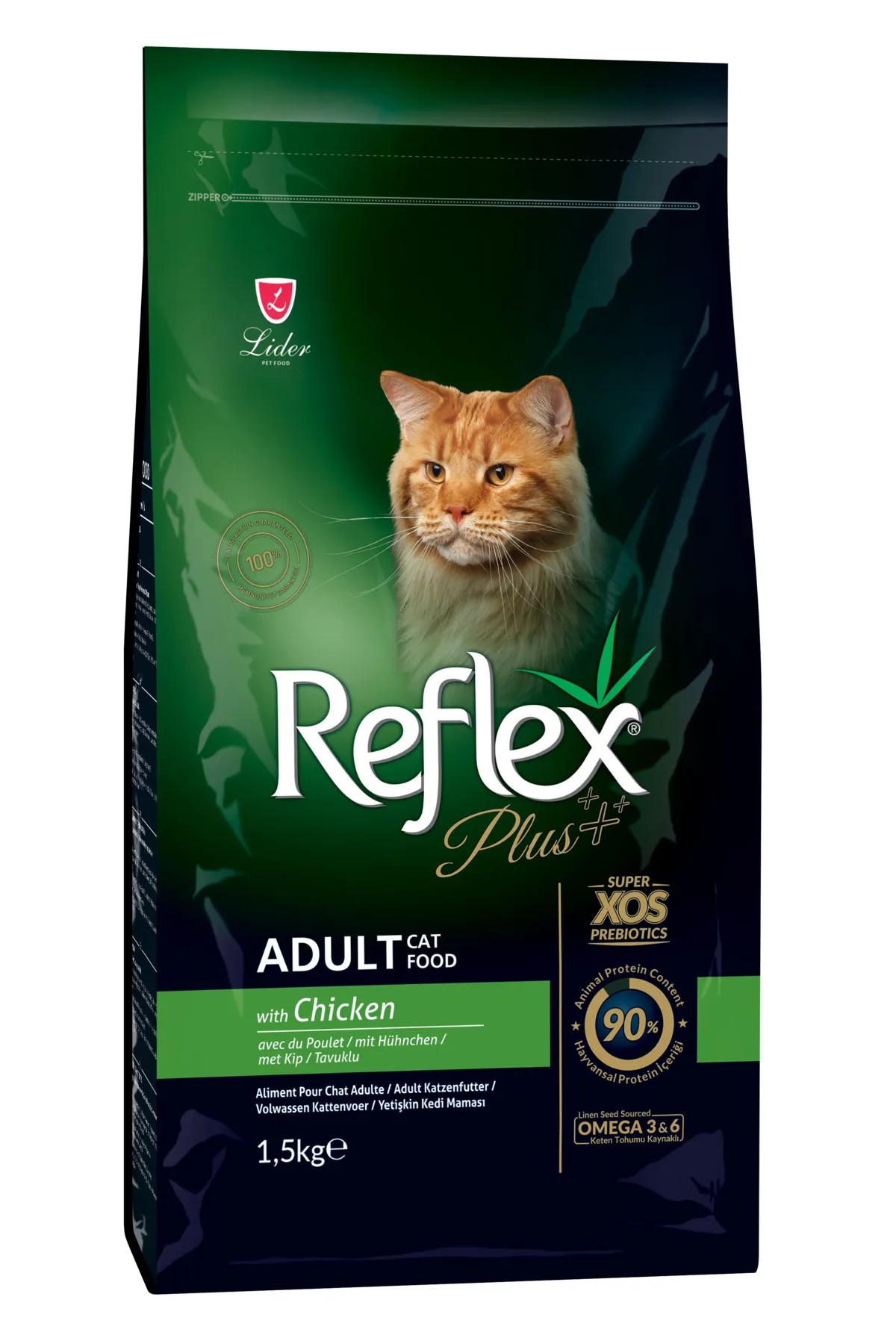 REFLEX PLUS TAVUK ETLİ KEDİ MAMASI 1.5 KG