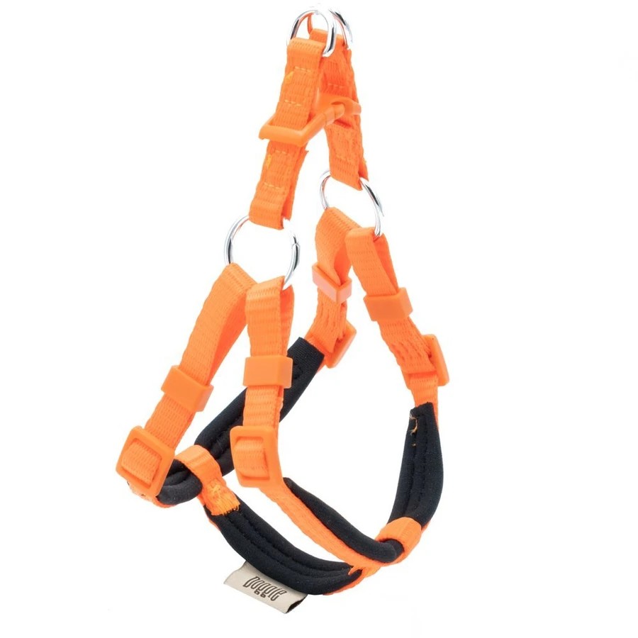 DOGGİE COMFORT RONİN YUMUŞAK DOKUMA GÖĞÜS TASMASI S 1,5X40-45CM TURUNCU