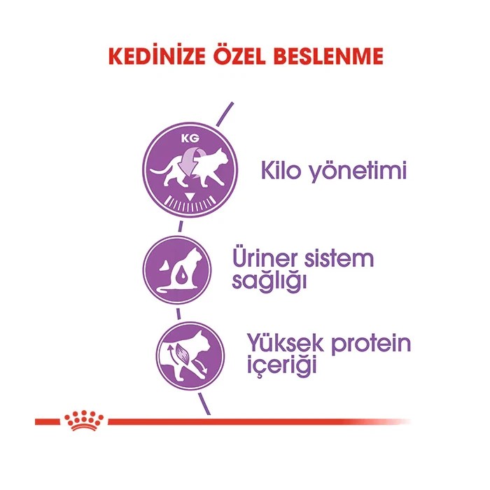 ROYAL CANİN STERİLİSED 37 KISIRLAŞTIRILMIŞ KURU KEDİ MAMASI 15 KG