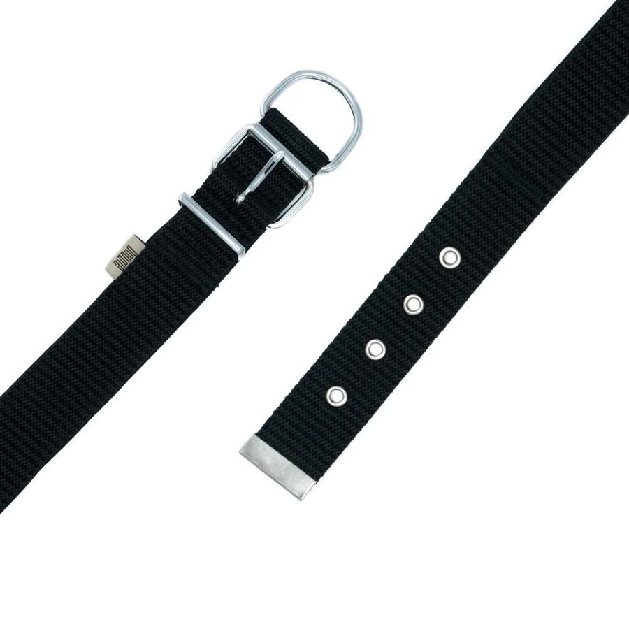 DOGGİE COMFORT YUMUŞAK DOKUMA KÖPEK TASMASI M 2,5X37-45CM SİYAH
