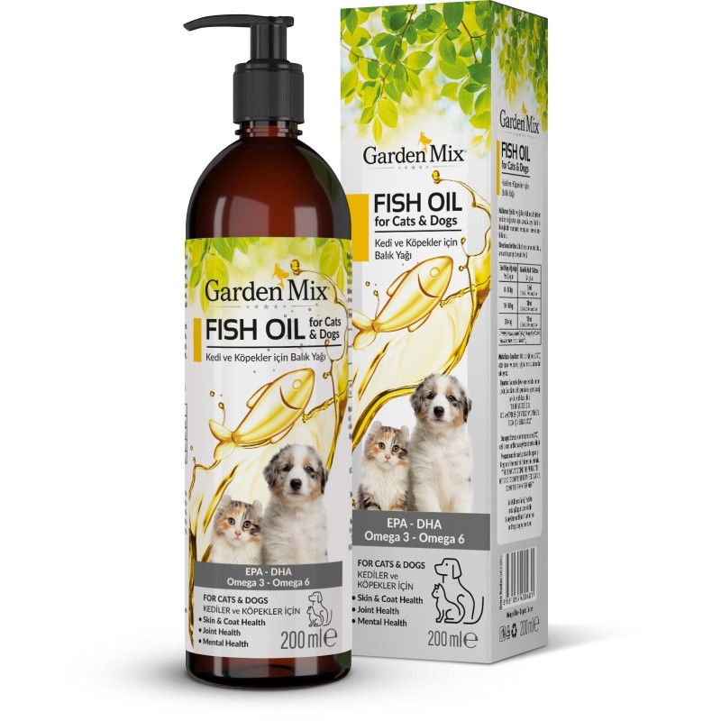 GARDENMIX KEDI-KÖPEK SOMON YAGI 200 ML