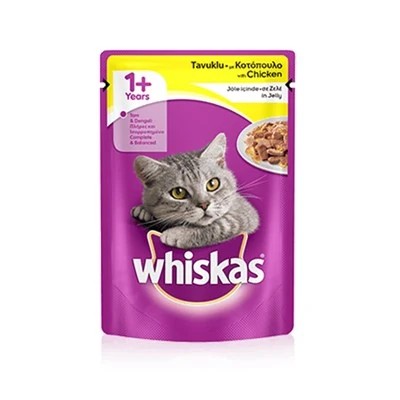 WHİSKAS TAVUKLU POUCH YAŞ MAMA100 GR