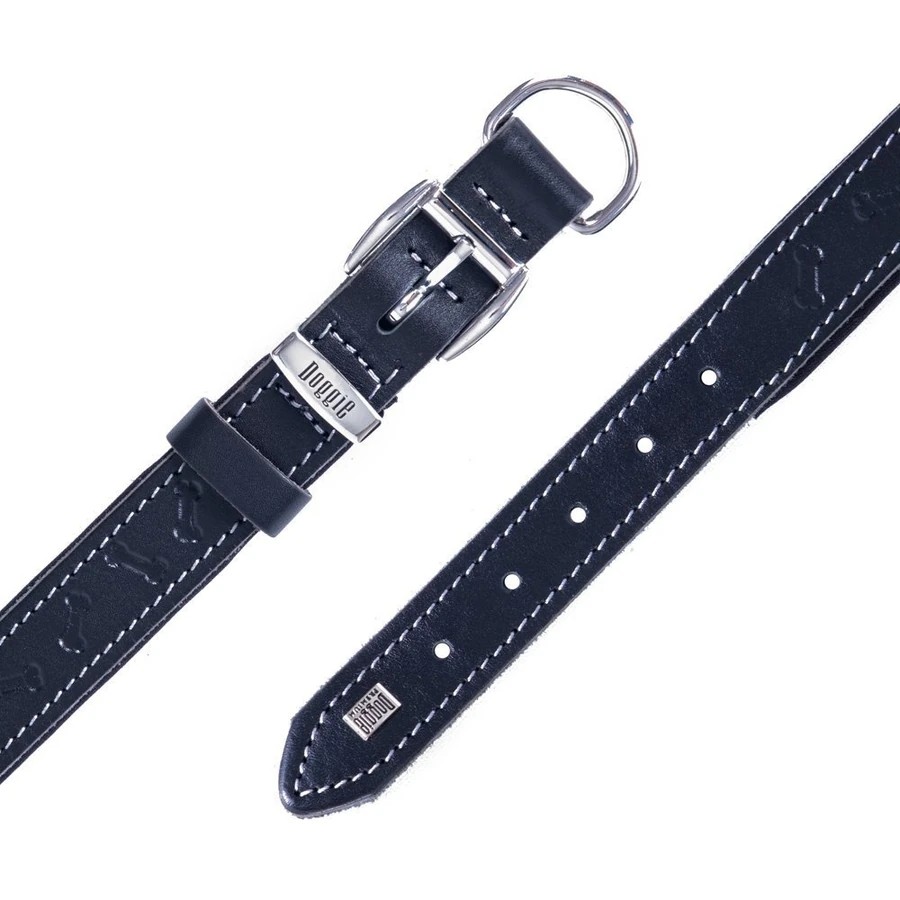 DOGGIE COMFORT KEMIK DESENLI BOYUN TASMASI 2,550 CM SIYAH