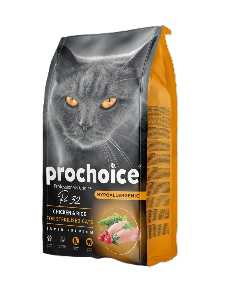 PRO CHOİCE PRO 32 STERİLİSED FORMULA KEDİ KURU MAMASI 2 KG