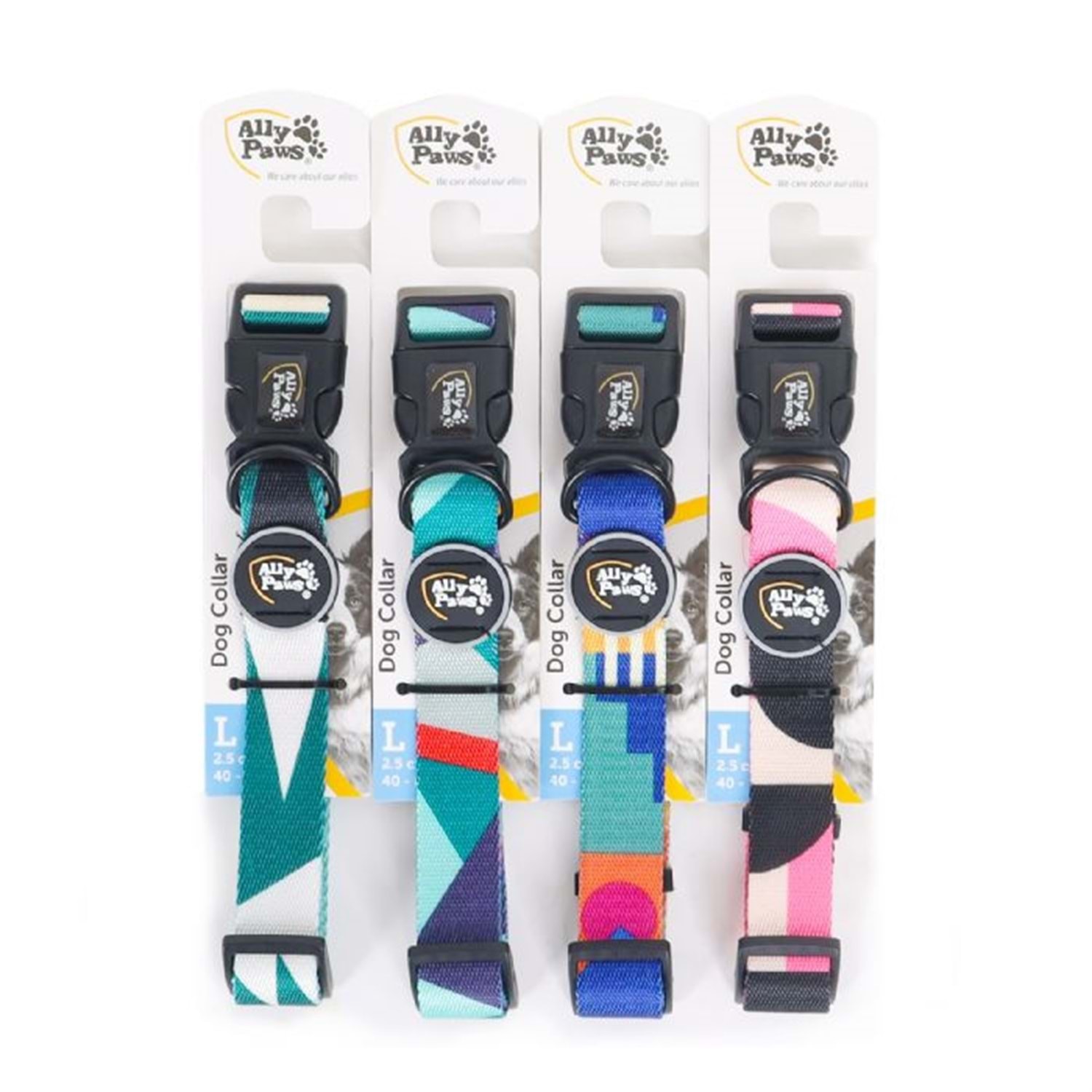 ALLY PAWS DOG COLLAR LARGE 2,5CMX40-60CM