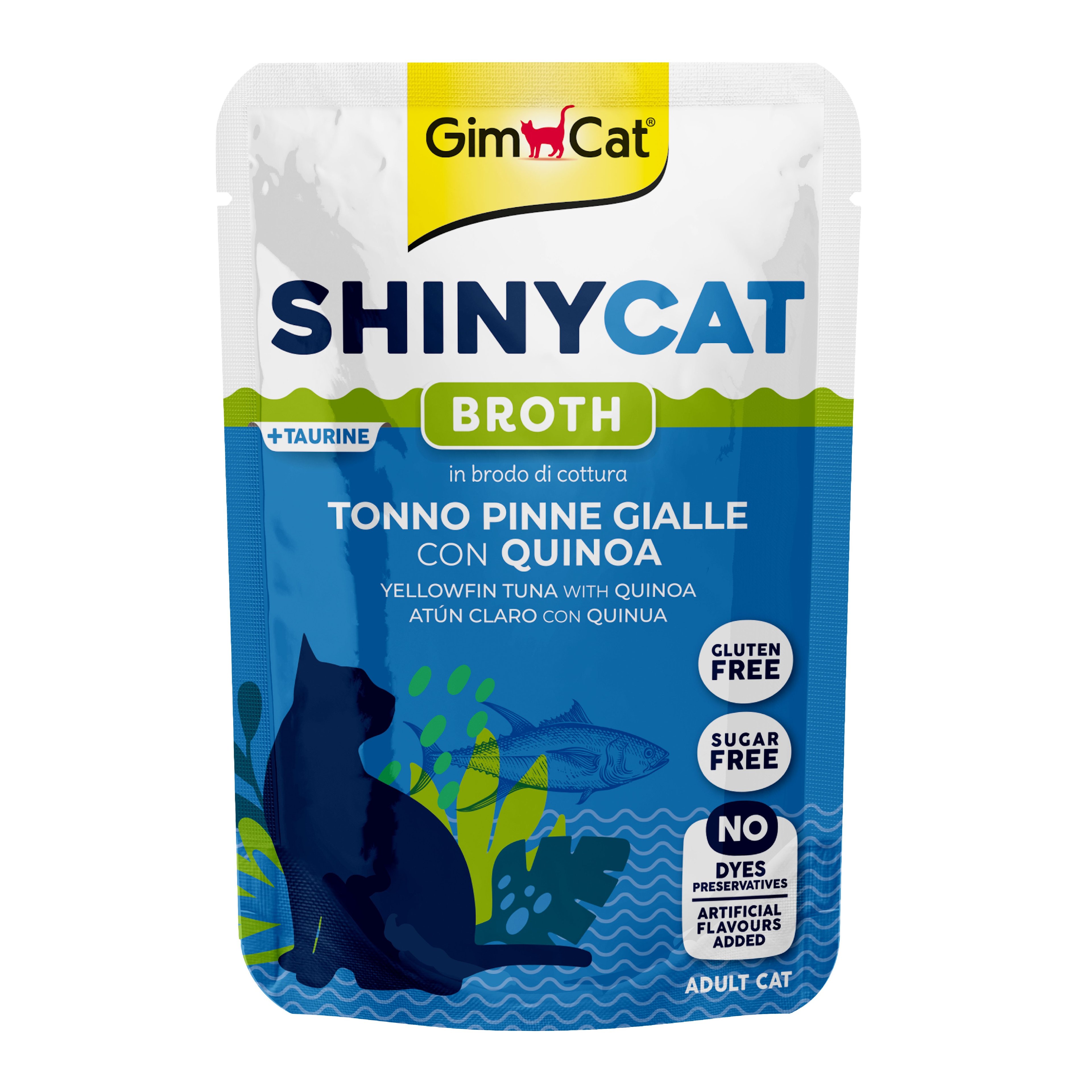 GİMCAT SHİNYCAT PAUCH SARI YÜZGEÇLİ TON BALIĞI 70GR