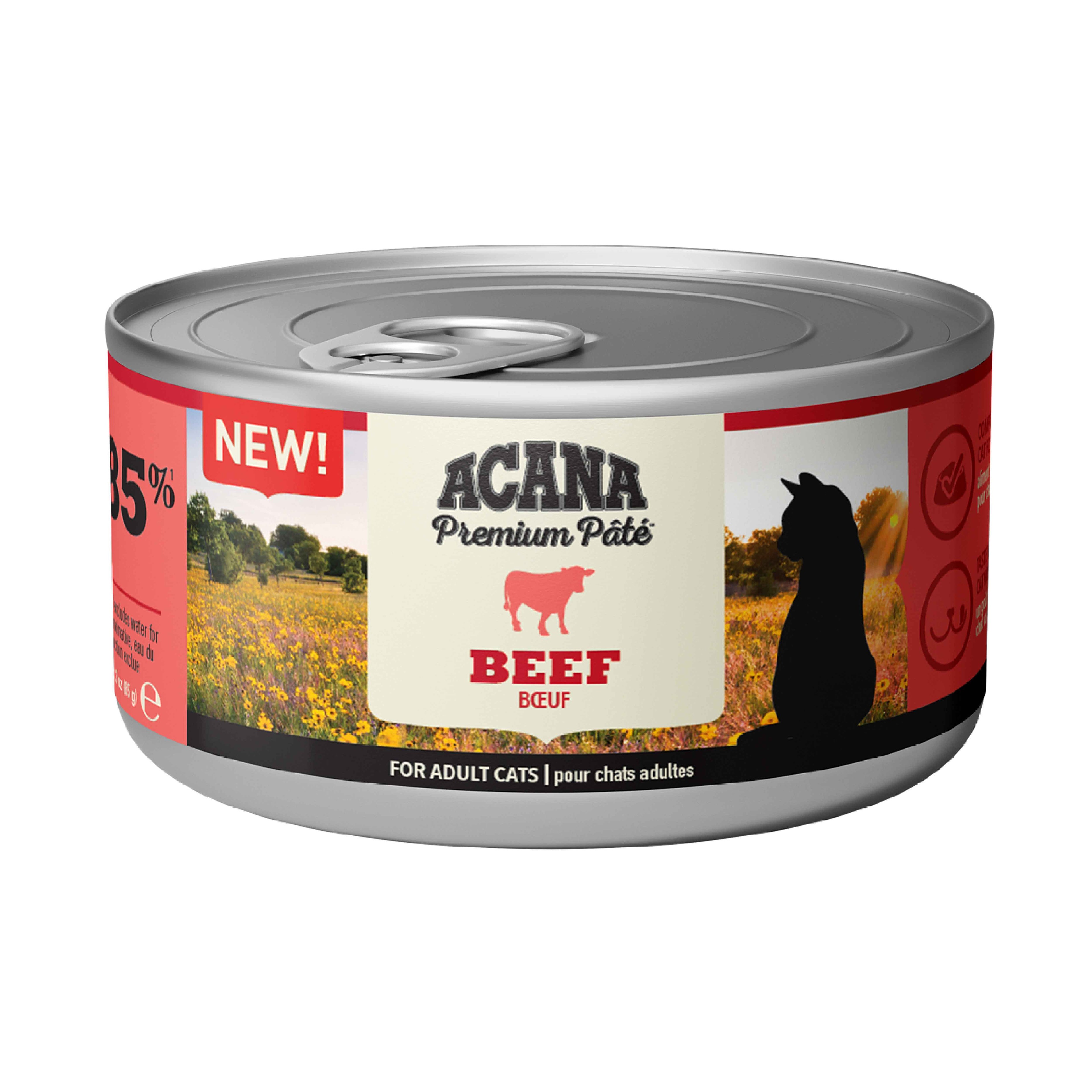 ACANA PREMİUM BİFTEKLİ EZME KEDİ KONSERVESİ 85 GR