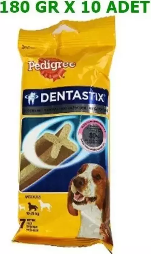 Pedigree Dentastics Medium Köpek Ödülü 180 Gr 10 Adet
