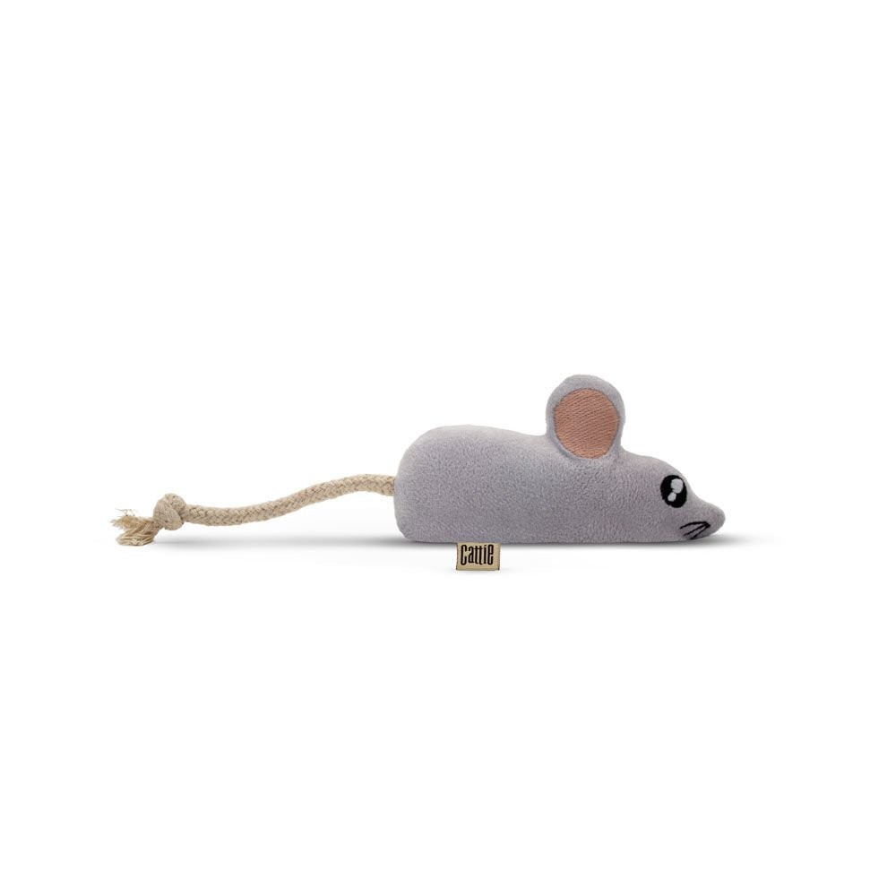 CATTIE MATABİ İÇERİKLİ KEDİ OYUNCAĞI PELUŞ FARE 11CM