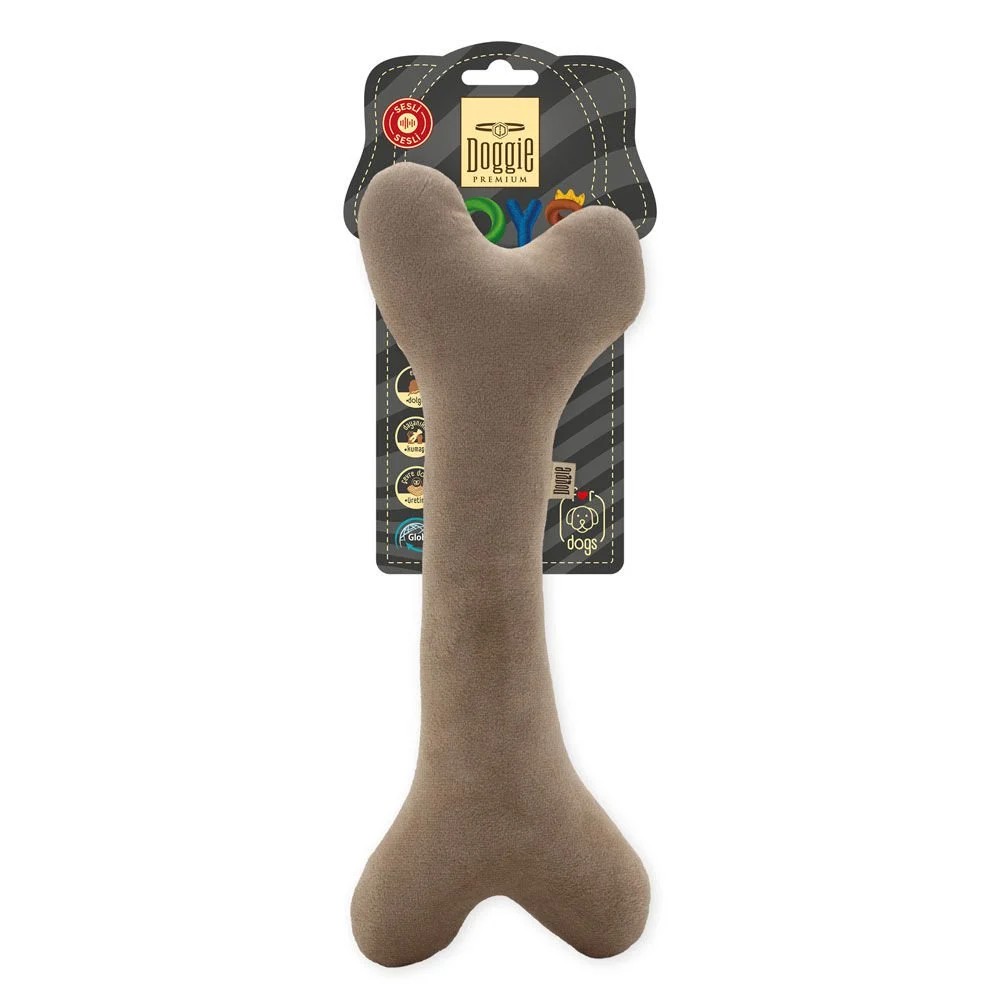 DOGGIE KÖPEK OYUNCAĞI PELUŞ KEMİK 28CM