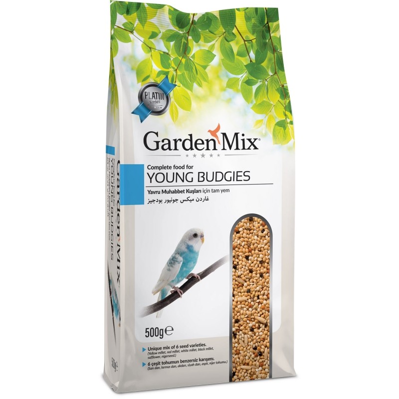 GARDENMİX PLATİN YAVRU MUHABBET KUS YEMİ 500 GR