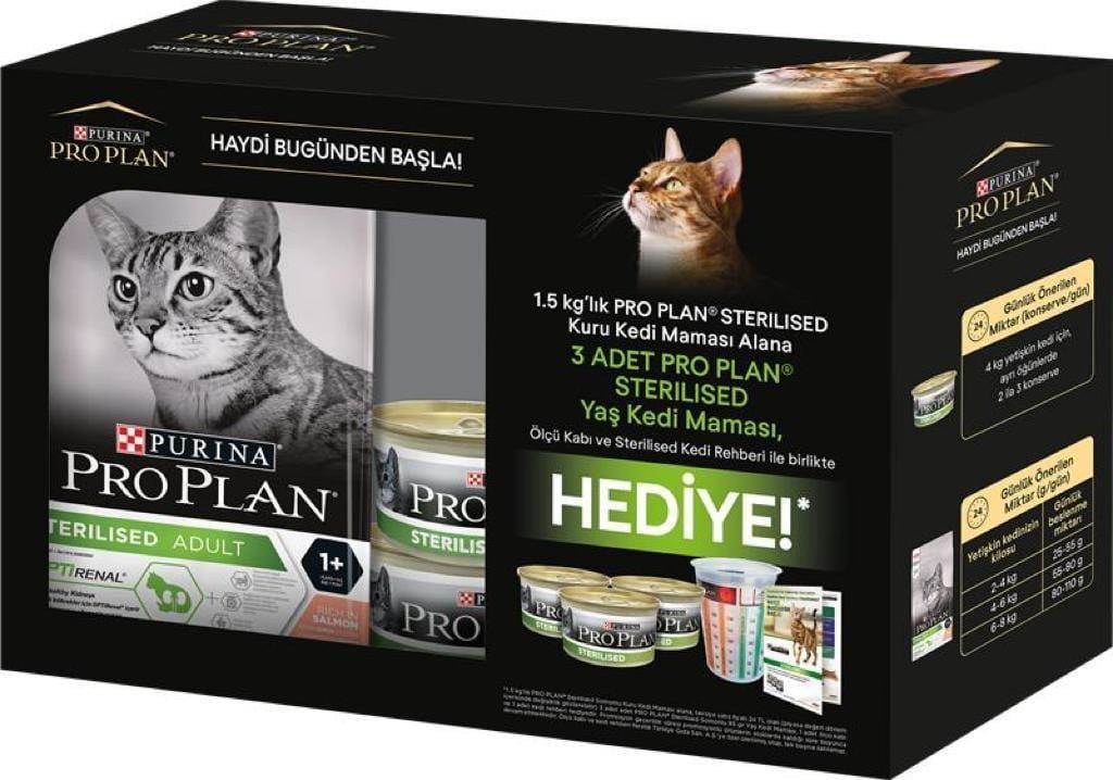 PRO PLAN STERİLİSED SOMONLU KEDİ MAMASI KAMPANYA PAKETİ