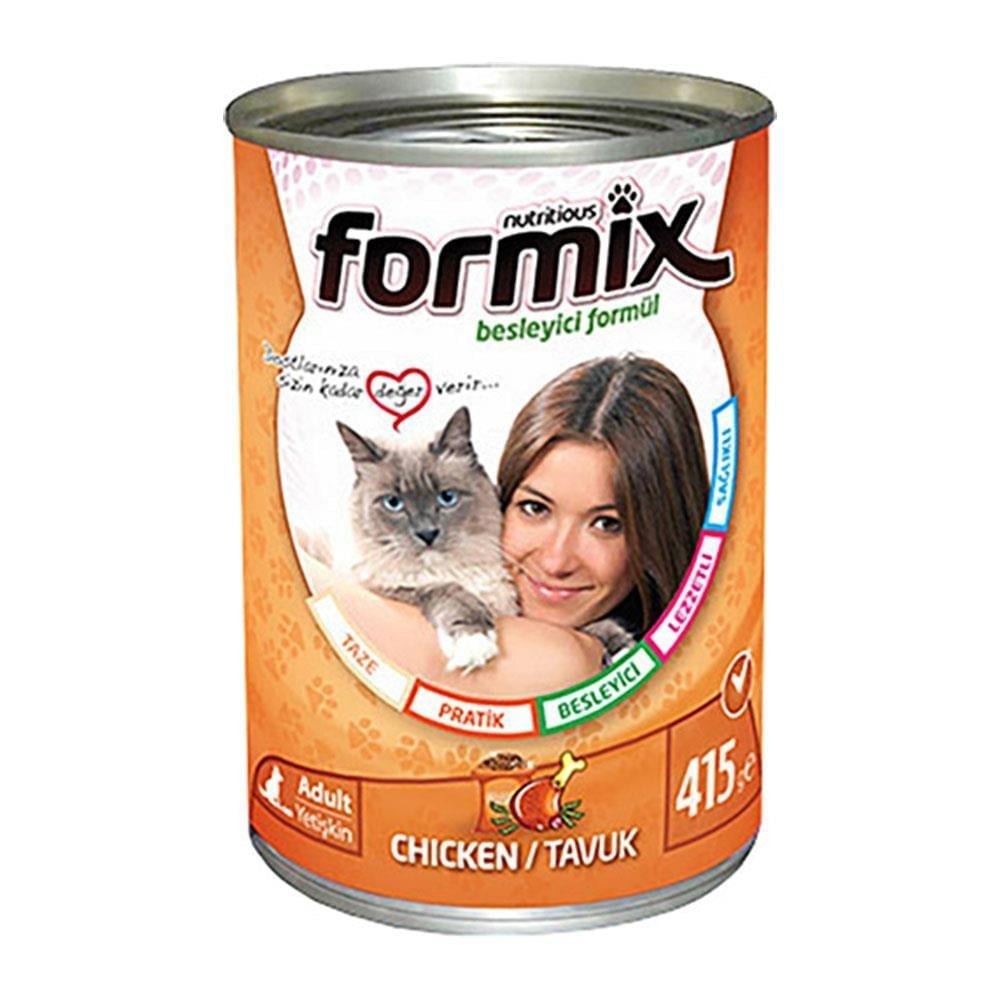 FORMİX TAVUKLU KEDİ KONSERVE 400 GR