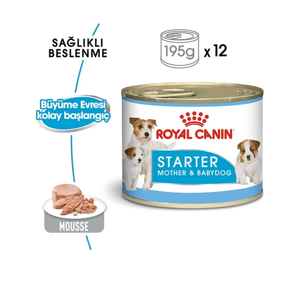 ROYAL CANİN STARTER MOUSSE YAVRU KÖPEK KONSERVESİ 195 GR