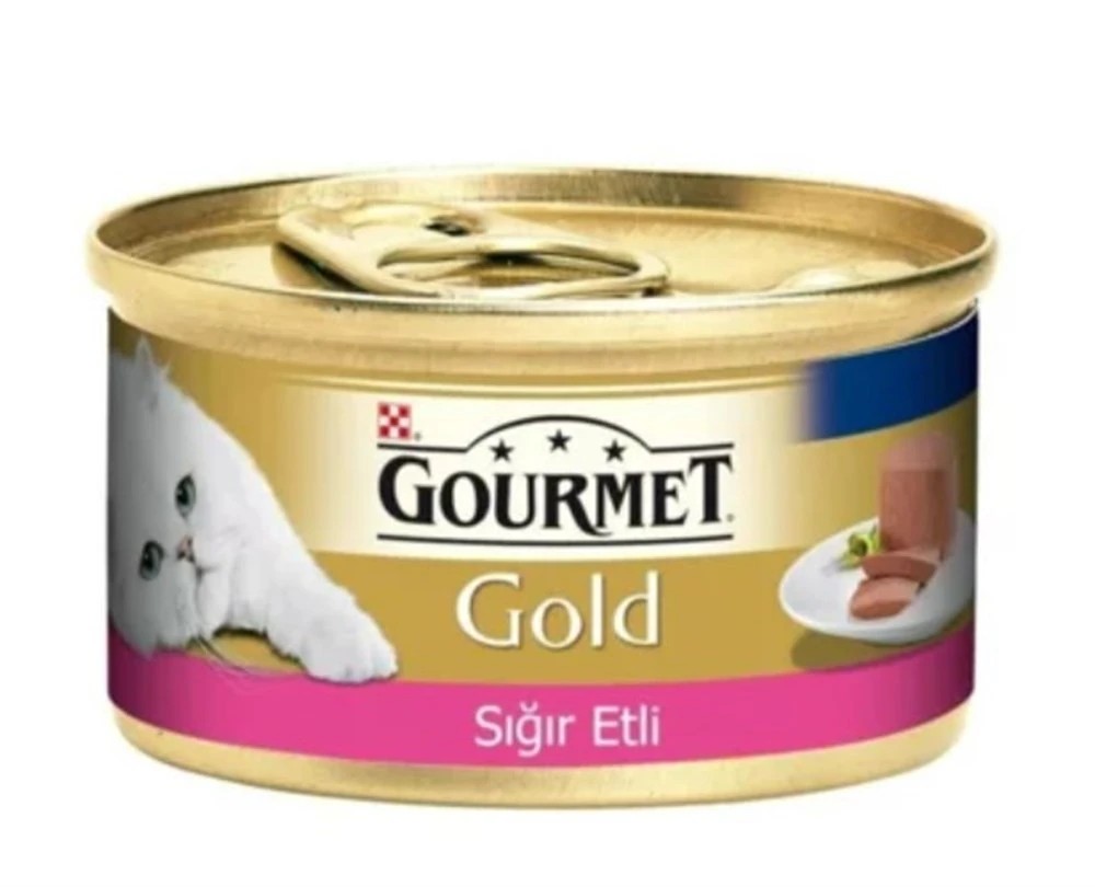 PROPLAN GOURMET GOLD KIYILMIŞ SIĞIR ETLİ KEDİ KONSERVESİ 85 GR