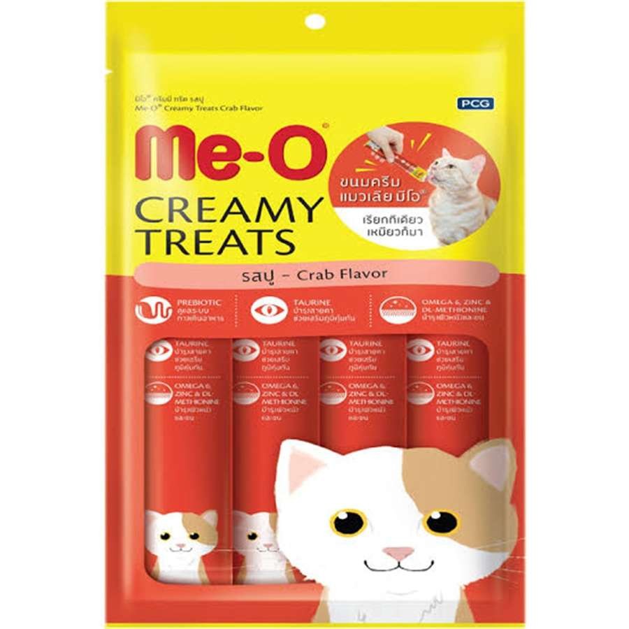ME-O CREAMY YENGEÇ ETİ VE TON BALIKLI KEDİ ÖDÜLÜ 4X15 GR