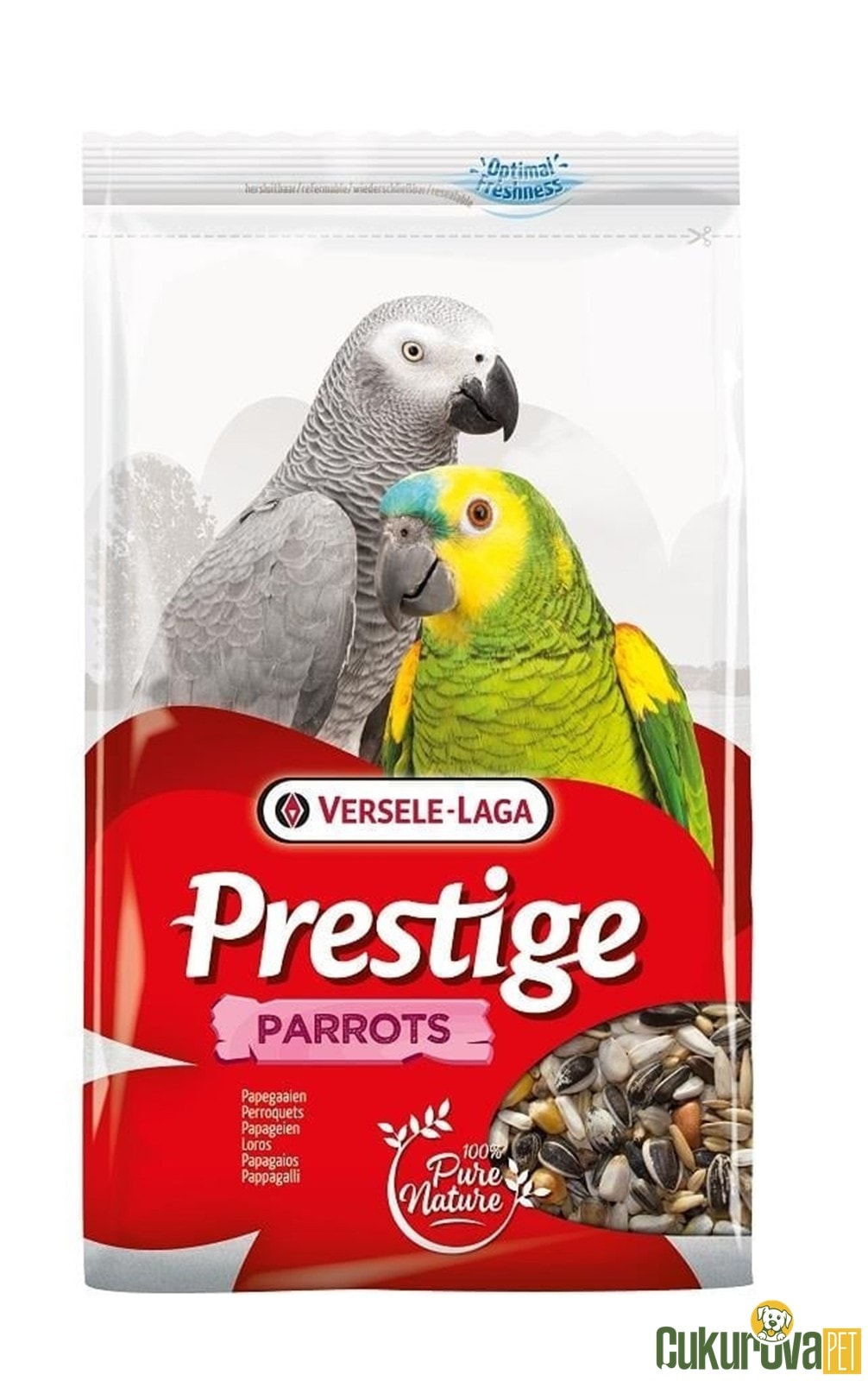 VERSELE-LAGA PARROTS PRESTİGE %100 NATUREL PAPAĞAN YEMİ 1 KG