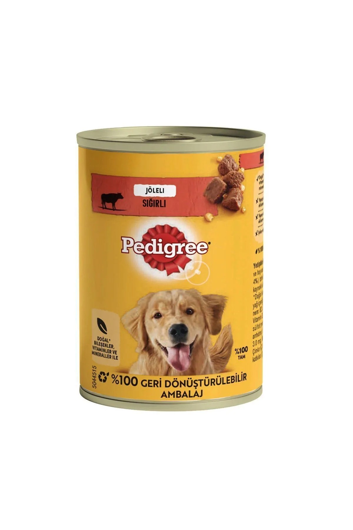 PEDİGREE SİGİR ETLİ KÖPEK MAMASI KONSERVE 400 GR