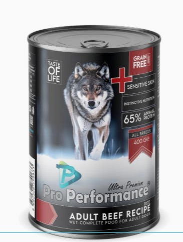 PRO PERFORMANCE DOG BEEF 400 GR