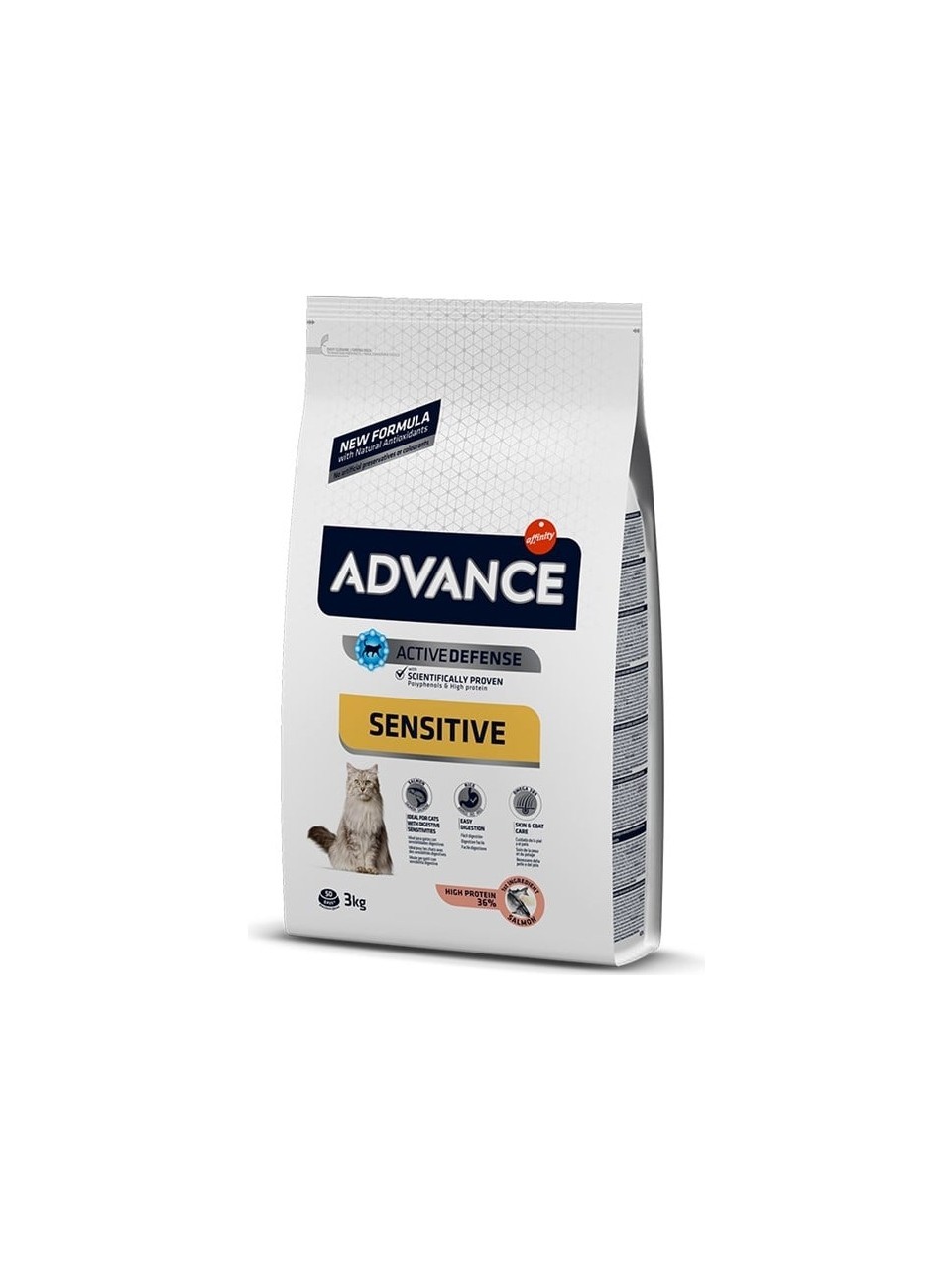 ADVANCE SOMON BALIKLI YETİŞKİN KURU KEDİ MAMASI 3 KG