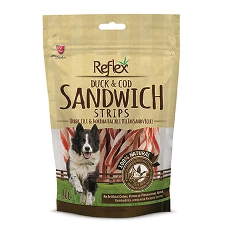 REFLEX ÖRDEKLİ MORİNA BALIKLI ÇUBUK KÖPEK ÖDÜLÜ 80 GR