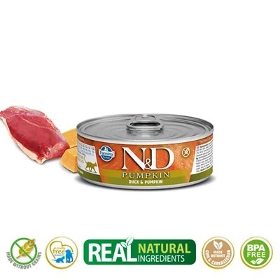 N&D KEDI PUMPKİN&ÖRNEK KONSERVE 70 GR.