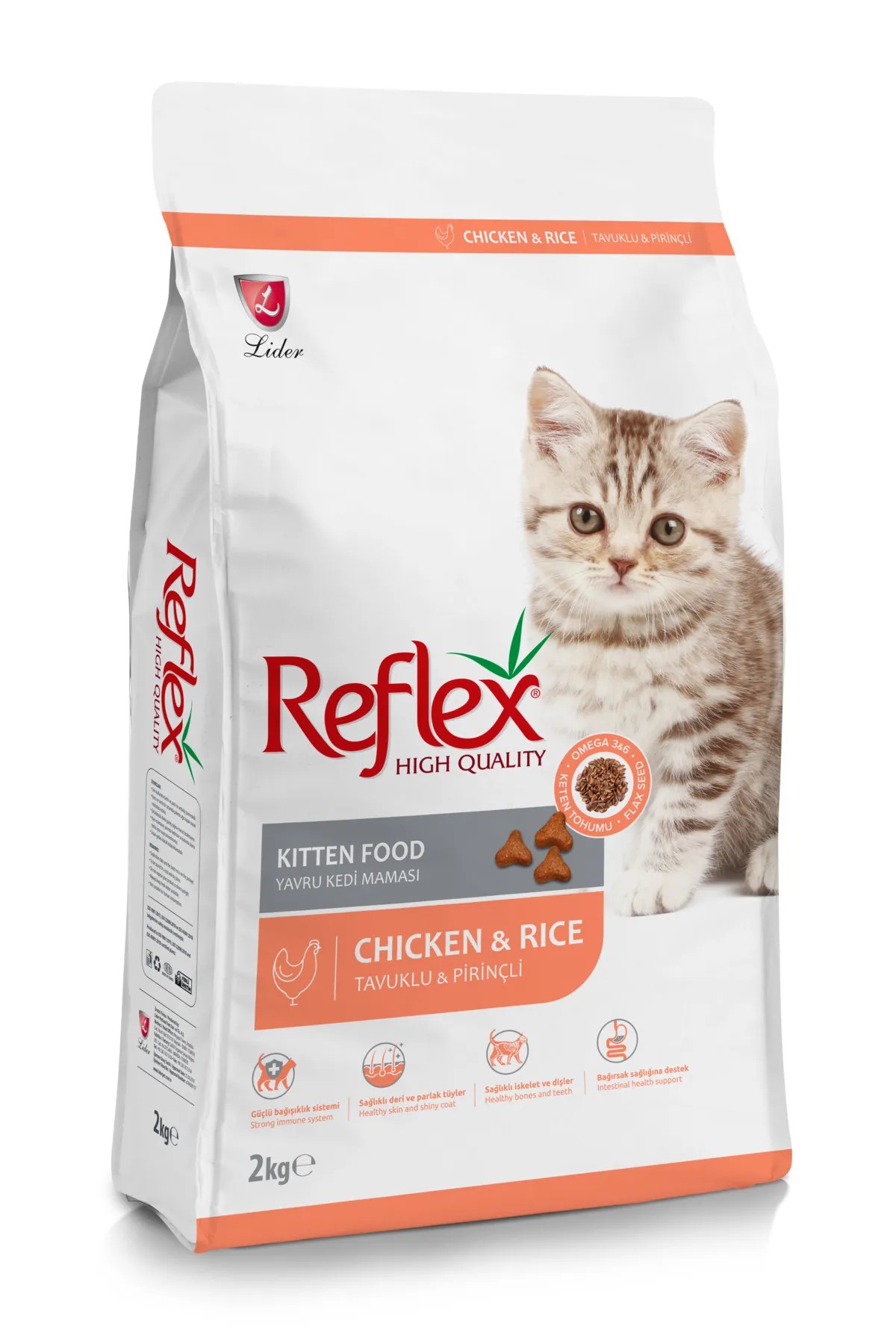 REFLEX KİTTEN TAVUK ETLİ 2 KG