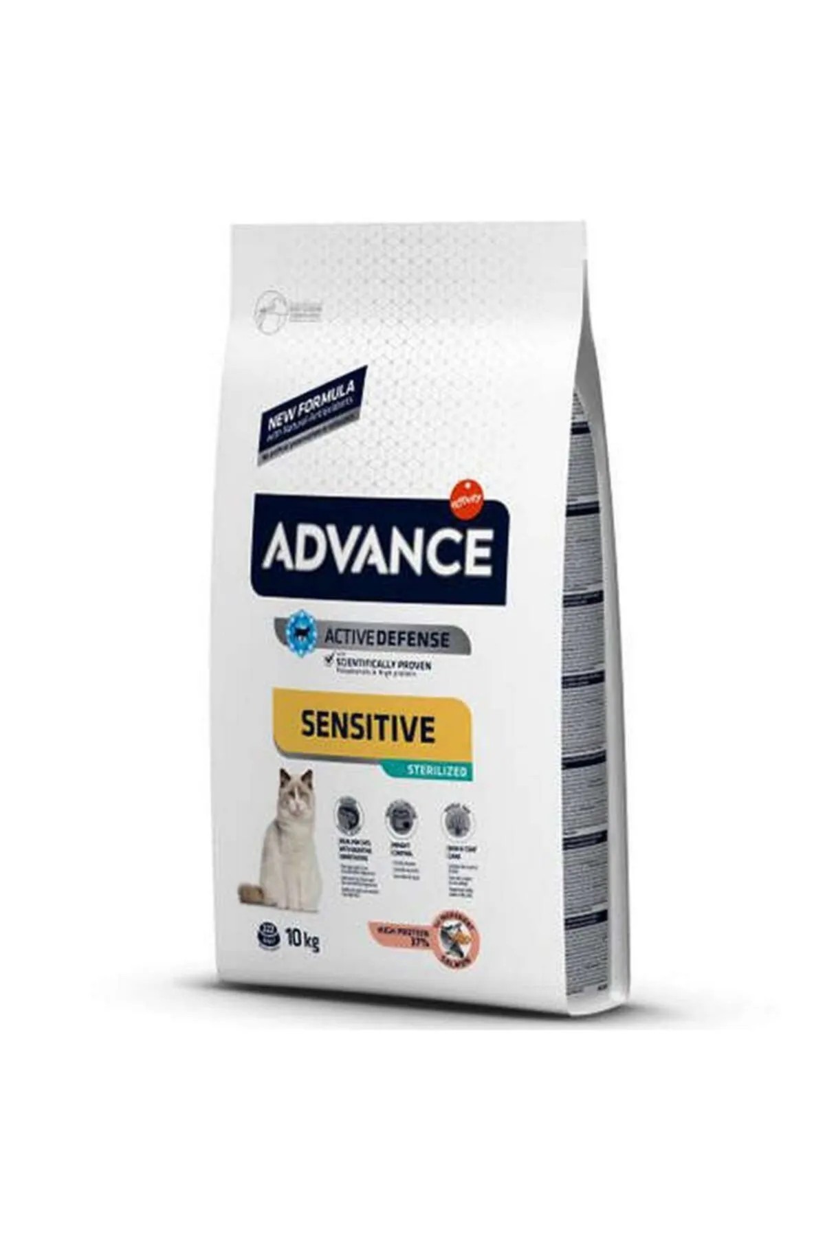 ADVANCE CAT STERİLİZED KISIRLAŞTIRILMIŞ SOMONLU KEDİ MAMASI 10 KG