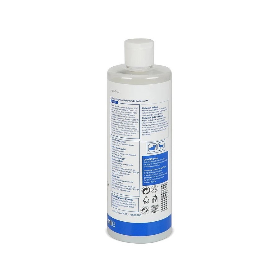 PURELE DERMAPET BEYAZ KEDİ VE KÖPEK ŞAMPUANI 450 ML