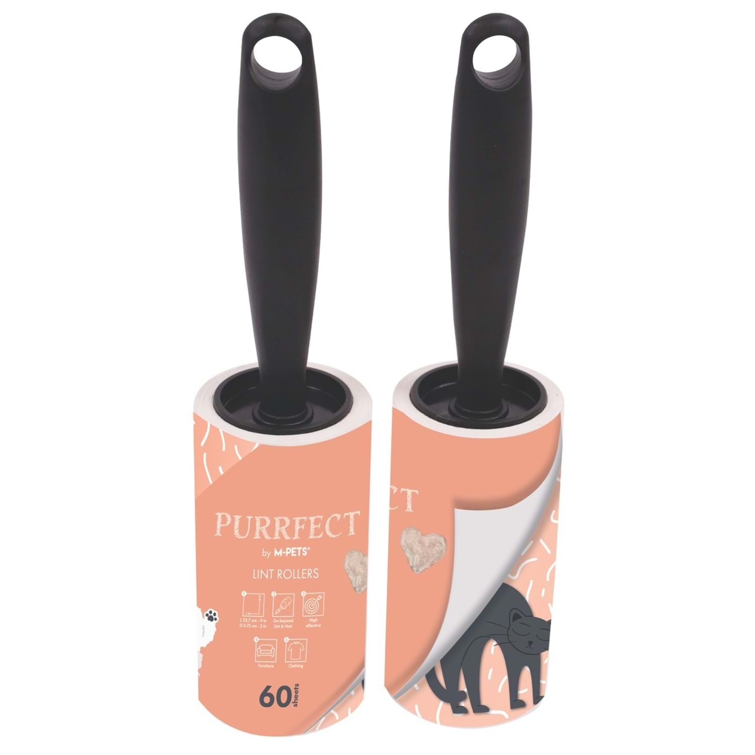 M-PETS PURRFECT TÜY TOPLAMA RULOSU 60 YAPRAK