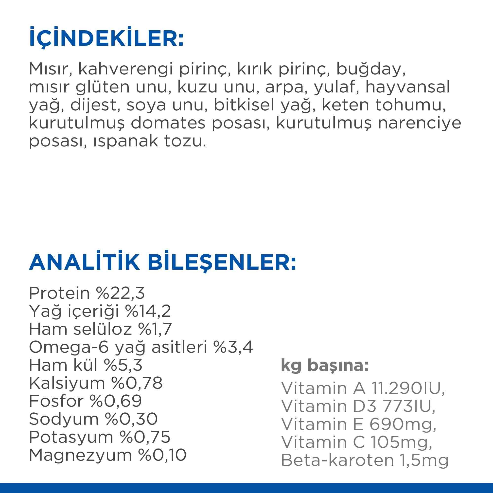 HİLL S ADULT SP KUZU ETLİ MİNİ IRK KOPEK MAMASİ 1,5 KG.