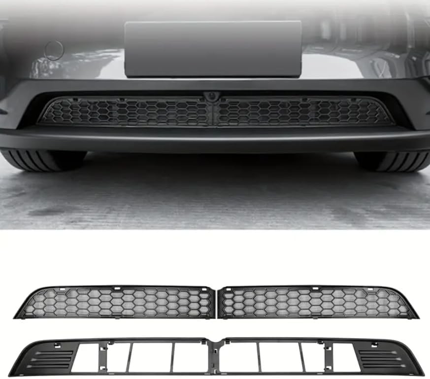 Tesla Model Y (2020-2024) ile Uyumlu Ön Tampon Alt Izgara