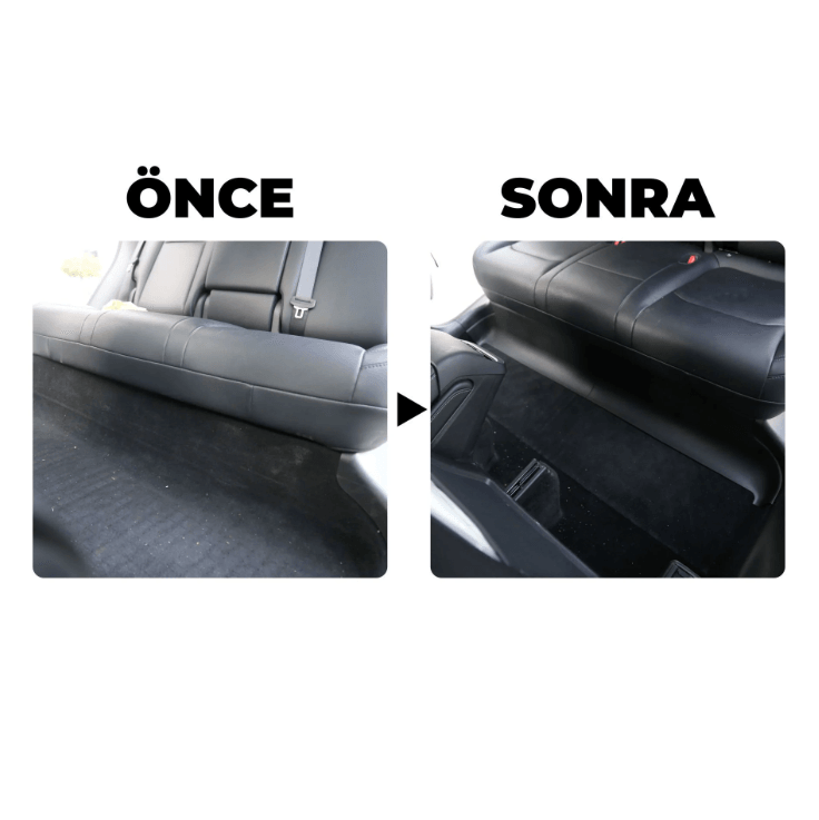Tesla Model Y 2019-2025 Arka Koltuk Altı Koruma Tekmelikleri V1
