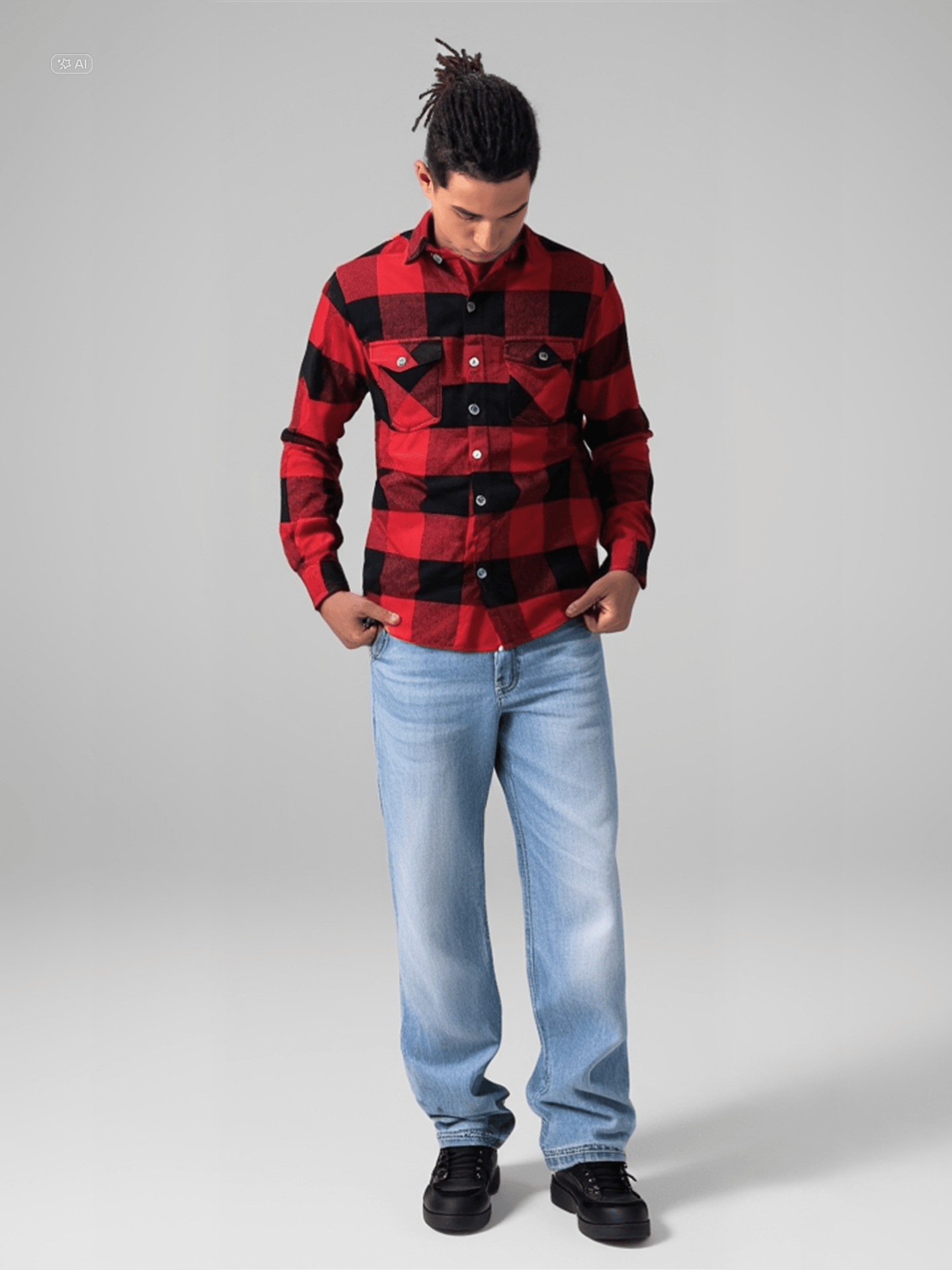 Oduncu Gömlek - Kırmızı