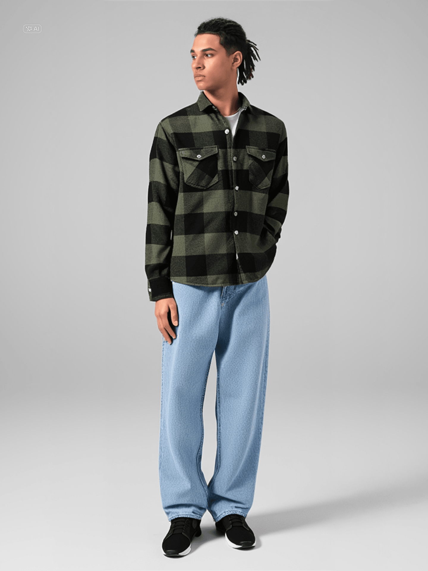 Oduncu Gömlek - Haki