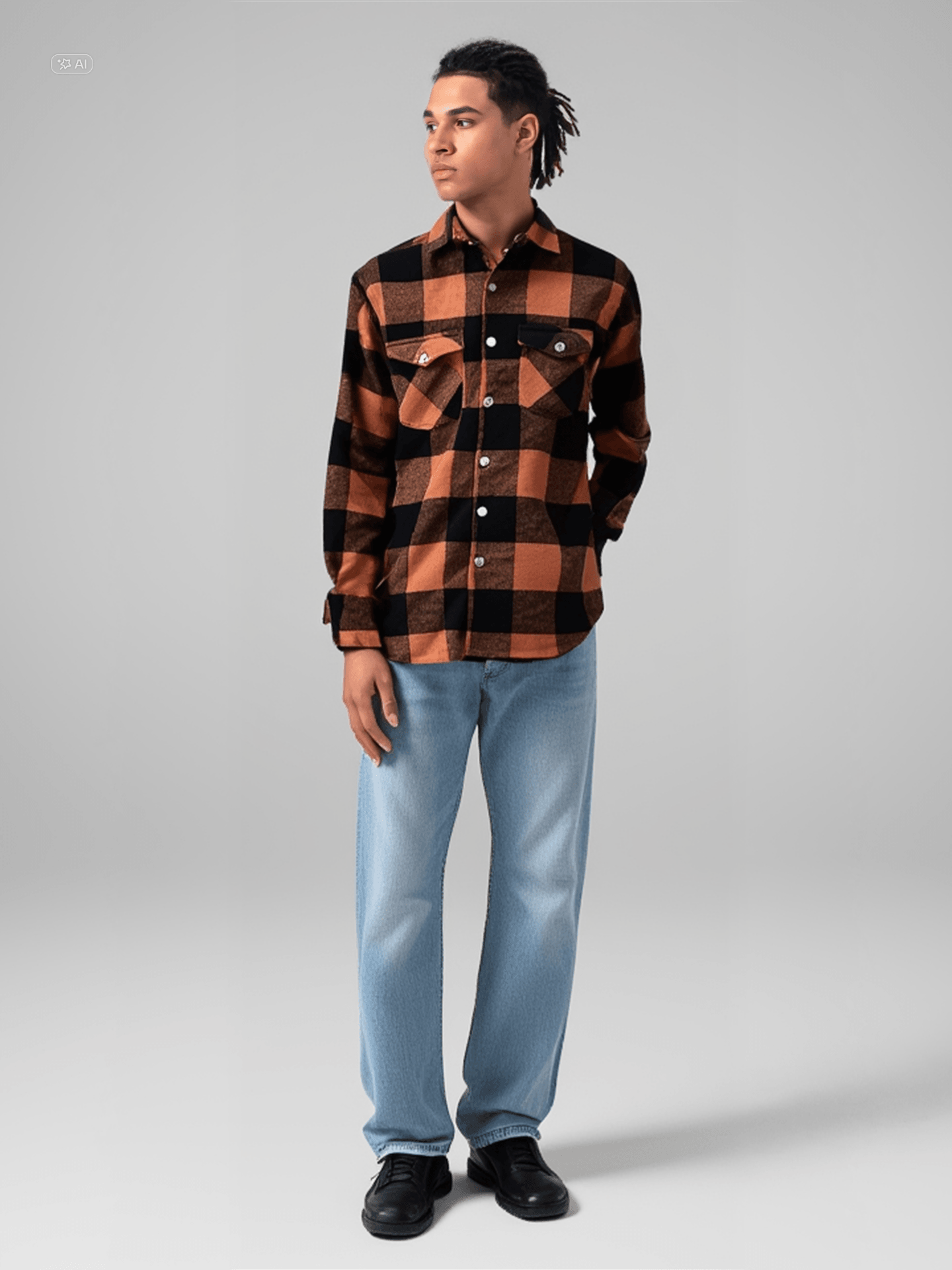 Oduncu Gömlek - Kahverengi