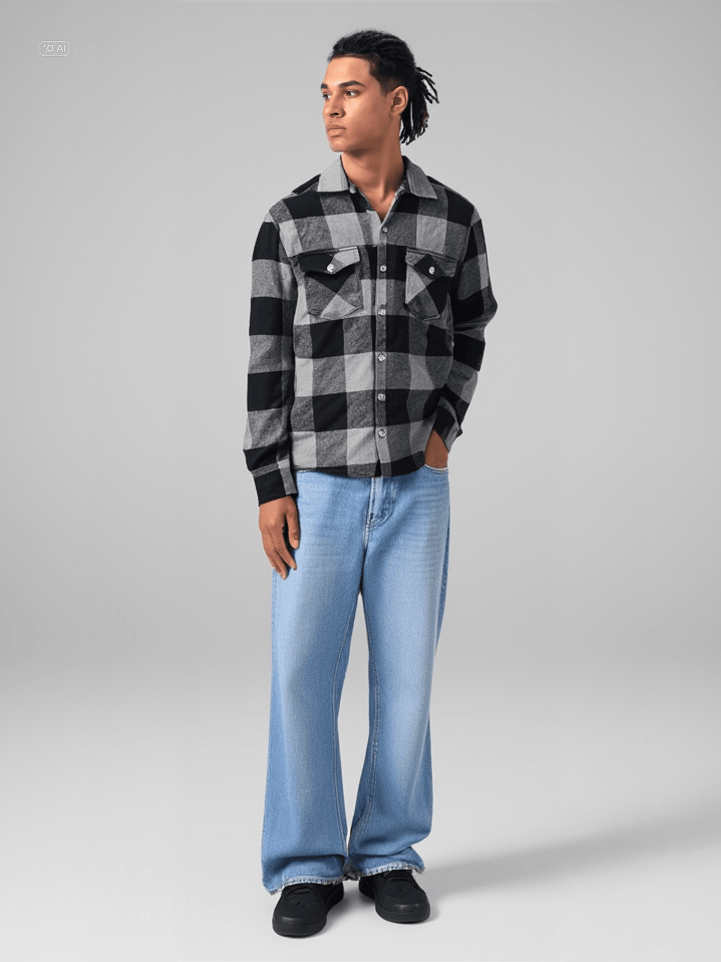 Oduncu Gömlek - Gri