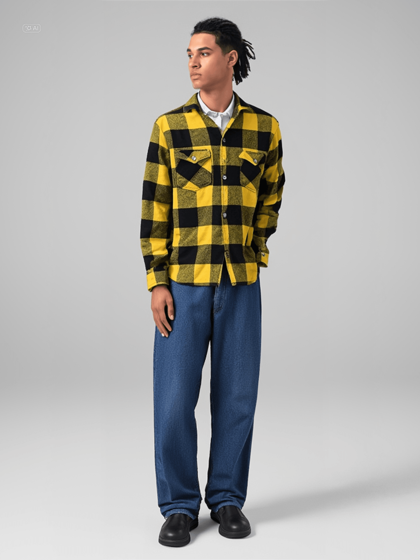 Oduncu Gömlek - Hardal