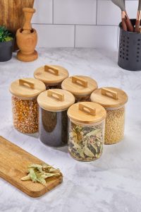 COOKER 2 ADET  14.5 CM BOROSİLİKAT CAM KAVONOZ VAKUM KAPAK