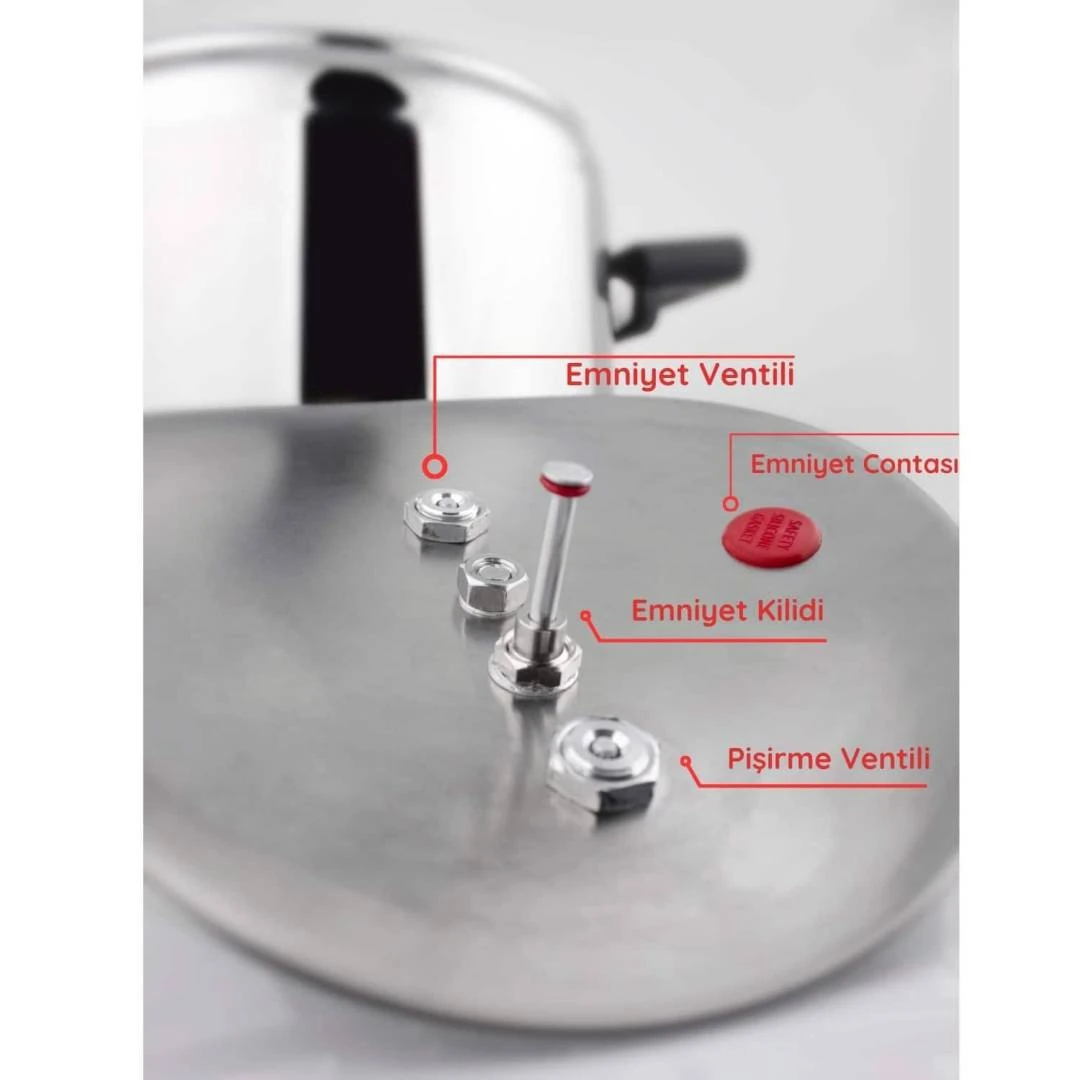 LİNES MERCAN 9 LİTRE DÜDÜKLÜ TENCERE PASLANMAZ ÇELİK